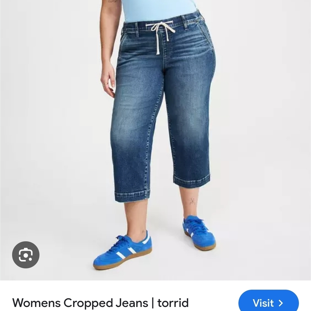 Torrid Women's Ankle Cropped Denim Jeans
